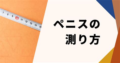 ペニスサイズの測り方とは？日本や世界の平均サイズ。